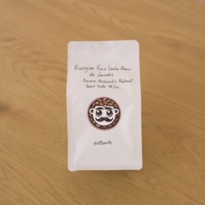 Top view of a bag of Nicaragua Finca santa maria de lourdes coffee